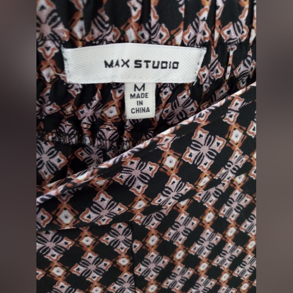 Max Studio Printed Wide Leg Pants - Picture 6 of 6